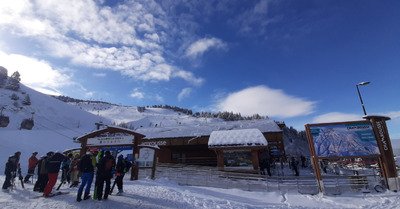 Chamrousse g&eacute;nial  poudreuse dont Casserousse + lacs Robert...