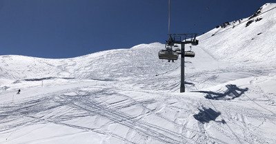 Soleil pascal, la neige en prime