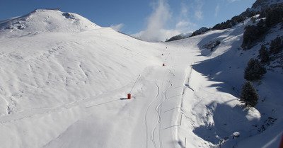 Minie session matinale &agrave; Chamrousse