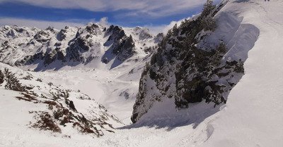 Couloir de la via ferrata - Croissant +++: top Chamrousse ??