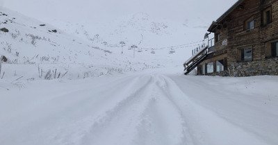Premi&egrave;re neige significative sur Val Thorens 