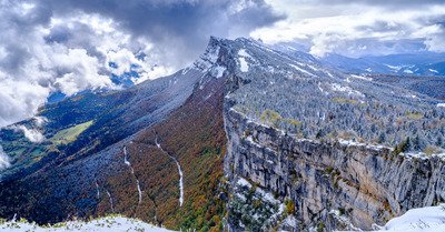 Vercors sous la neige