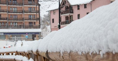 Chute de neige &agrave; Valmeinier