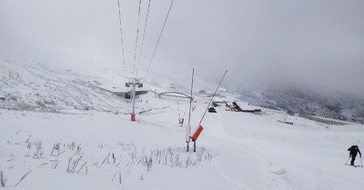 neige fraiche et soleil