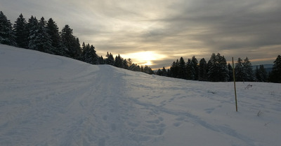 Rando "couché de soleil" au Semnoz