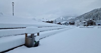 D&eacute;cor f&eacute;erique et neige de r&ecirc;ve pour l'ouverture