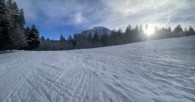 Skating au col de Porte