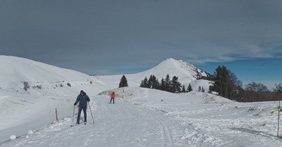 Ski de fond au Charmant Som