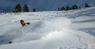 De la poudre aux Carroz ! 