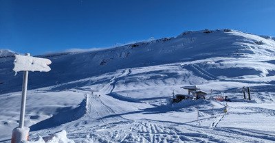 Neige a gogo aux Carroz !! 