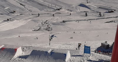 Du soleil - un peu de neige fraîche et les Big Bosseurs 🤩 Sublime 👍