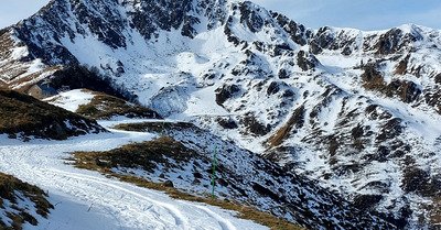 A la recherche de la neige &agrave; Superbagn&egrave;res
