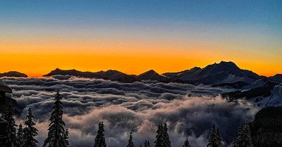 Avoriaz sunset 