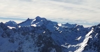 Entre glace et neige de printemps 