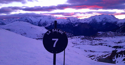 Après-ski : La Balme en ski de rando, un "must Royal sunset"🤩⭐