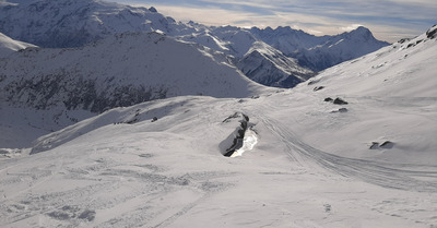 Côtes du Rivet, l'orgie blanche du Nouvel An 2024 hors piste 🤩 run1 