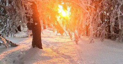 Sunset en Chablais