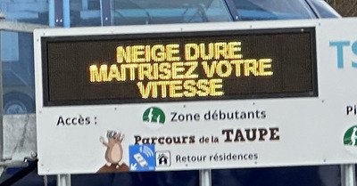 Beau soleil (au debut&hellip;) Neige Dure - Vent violent en altitude 