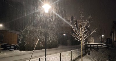 Zell am See... &Ccedil;a pose fin de nuit et matin (6h30) 