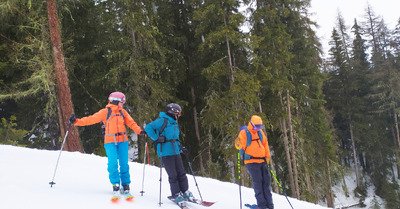 freerando, d&eacute;couverte de Bruson, de la laiterie, et des afterskis