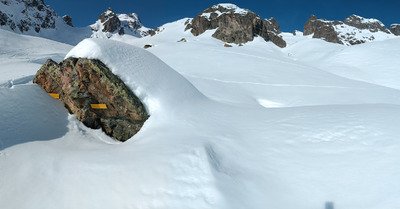 L'envers de Belledonne, vers le puy gris par la combe du Tepey