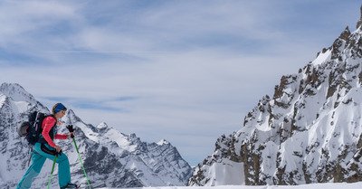 Bonnes conditions pour le ski de rando &agrave; Pelvoux !