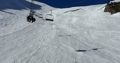 Paisible et bonne neige de printemps 