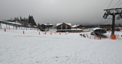 Il neige sur le haut-Jura !