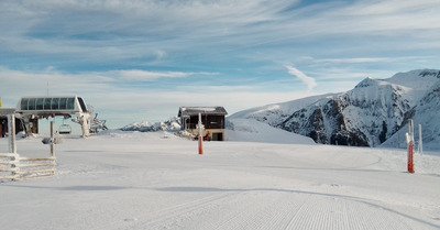 Neige naturelle et fra&icirc;che &agrave; l'Alpe du Grand Serre !