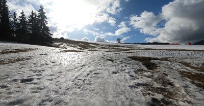 L'&eacute;tale en ski de rando : merci les canons !