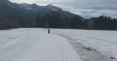 Ski de fond de fin de saison au Rosier