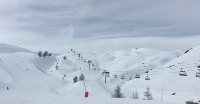 Neige de printemps &agrave; Serre Chevalier