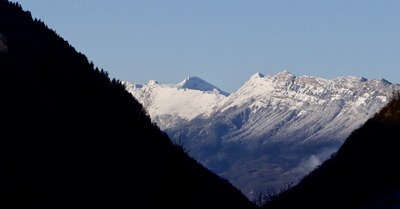 Coup de peinture magique sur les sommets 