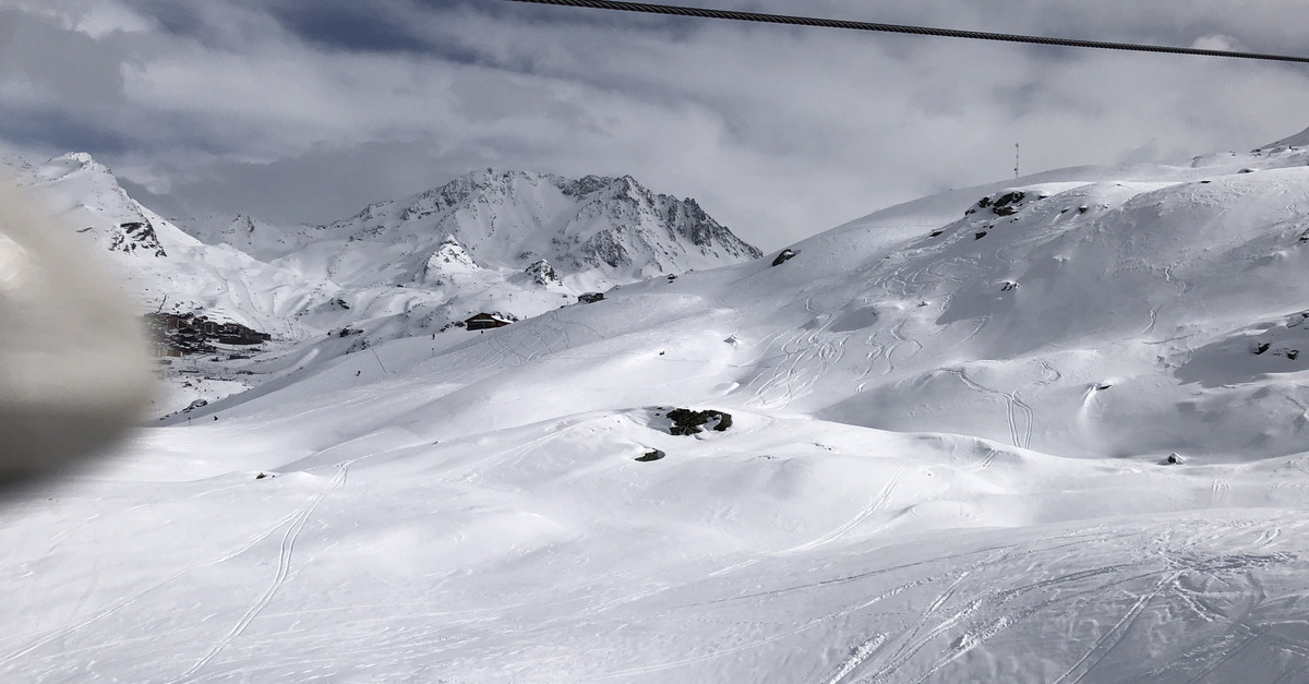 Val Thorens Un Coin Du Voile Se L Ve Vid O