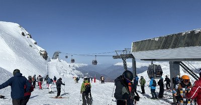 Les 3 vall&eacute;es sous le soleil ☀️ et avec la foule 😓