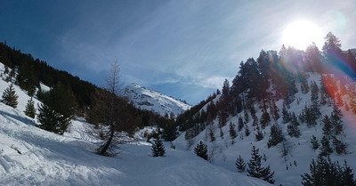 Queyrellet, beau le matin, gros vent au sommet, descente "douteuse" 😂