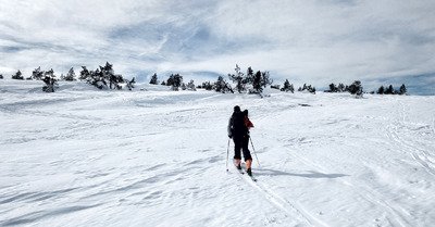Encore de la neige sur le Mezenc!