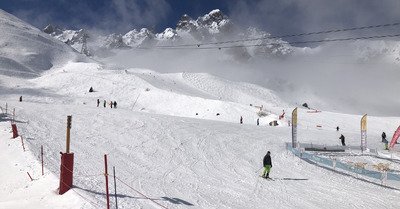 Neige de printemps&hellip; et peu de damage