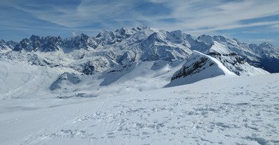 Mont blanc, meringues et gros sel