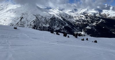 Neige de printemps est arriv&eacute;e