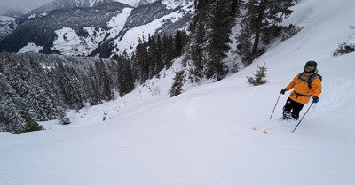 Nuages, vent, pow, soleil, on a tout eu 