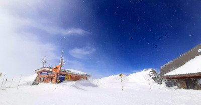La merveilleuse pow pow est sur le glacier 😍👍❄❄❄