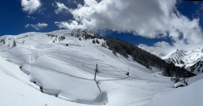 La neige a pris l&rsquo;eau et ce n&rsquo;est pas un poisson
