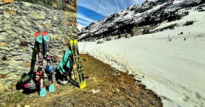 Soleil et peu de monde, le top d'avril pour rider 🤩🌞👍