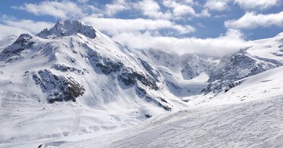 Beau temps. Belle neige