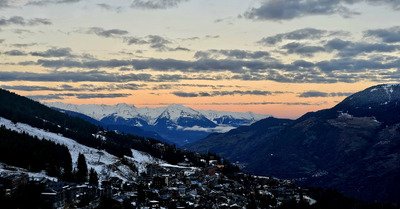 Lev&eacute; de soleil Courchevel
