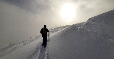 Poudreuse f&eacute;erique et gavage l'apr&egrave;s-midi !