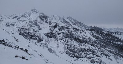 peu de visibilit&eacute; et quantit&eacute; de neige inegale