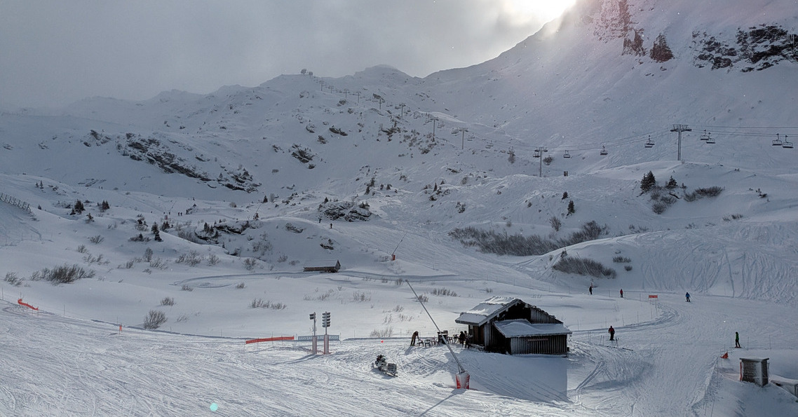 Enneigement Avoriaz le  1 mai 