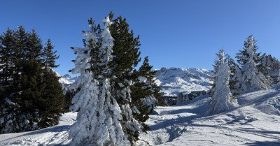 il y a de la neige mais attention sur le bas quand m&ecirc;me 😜